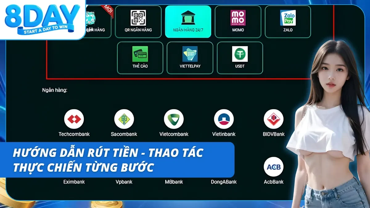 Hướng dẫn thực tiễn chi tiết các bước rút tiền